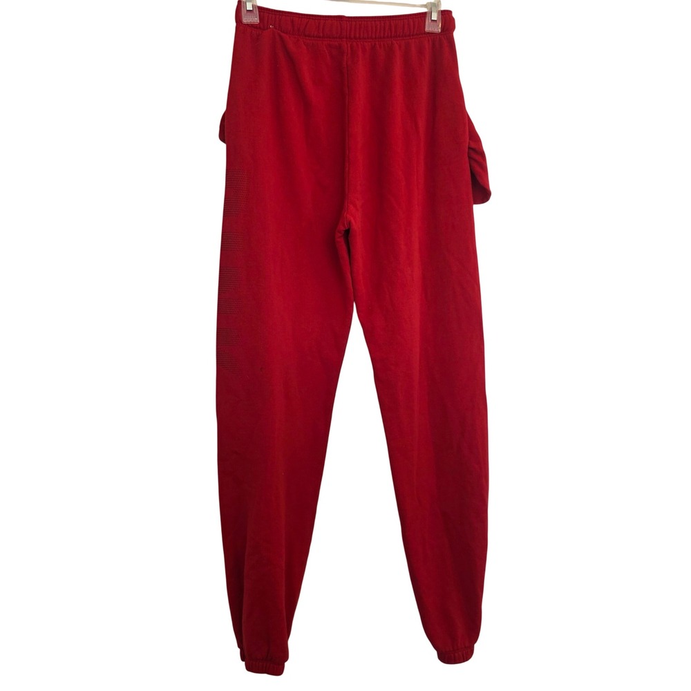 PINK Victoria's Secret Sweatpants  Red‎ XS Elastic Waist Logo Band Athleisure